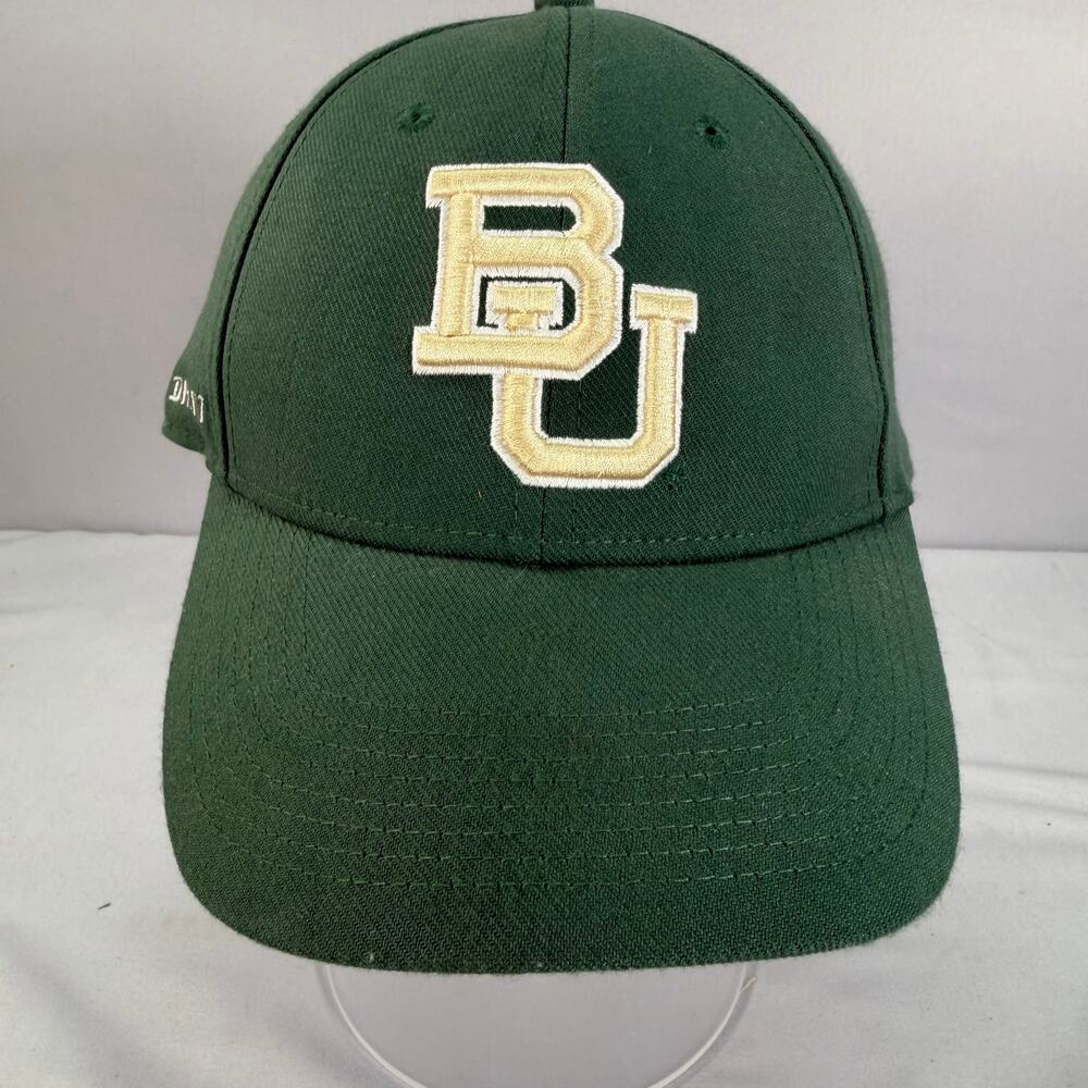 Baylor Bears Nike Dri-FIT Green OSFM NCAA College Baseball Hat Cap BU